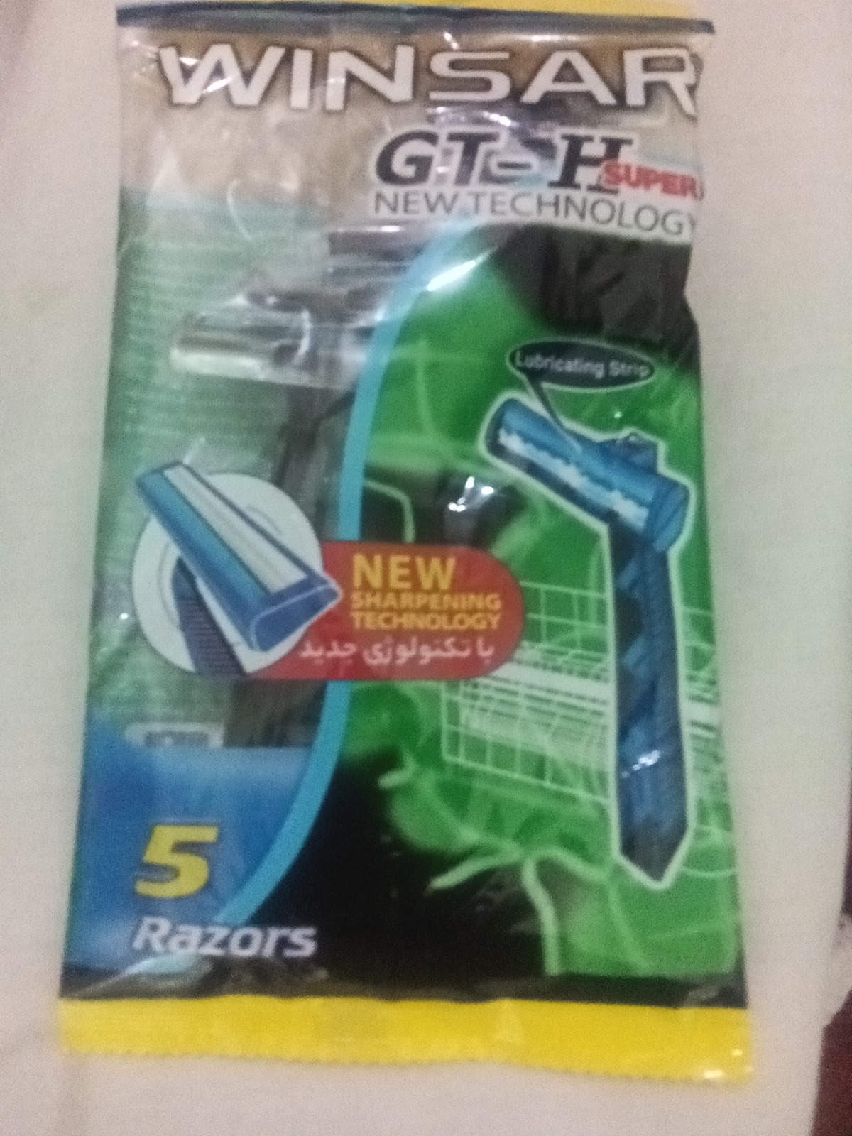 ژیلت وینسر دو تیغ 5دسته صابوندار