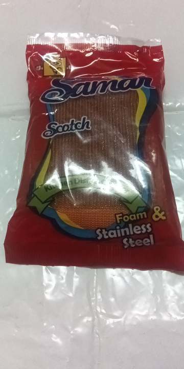 اسکاچ ظرفشویی سیم دار سامان