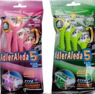 ژیلت الدا 5تیغ 4دسته مناسب برای خانم ها و اقایان