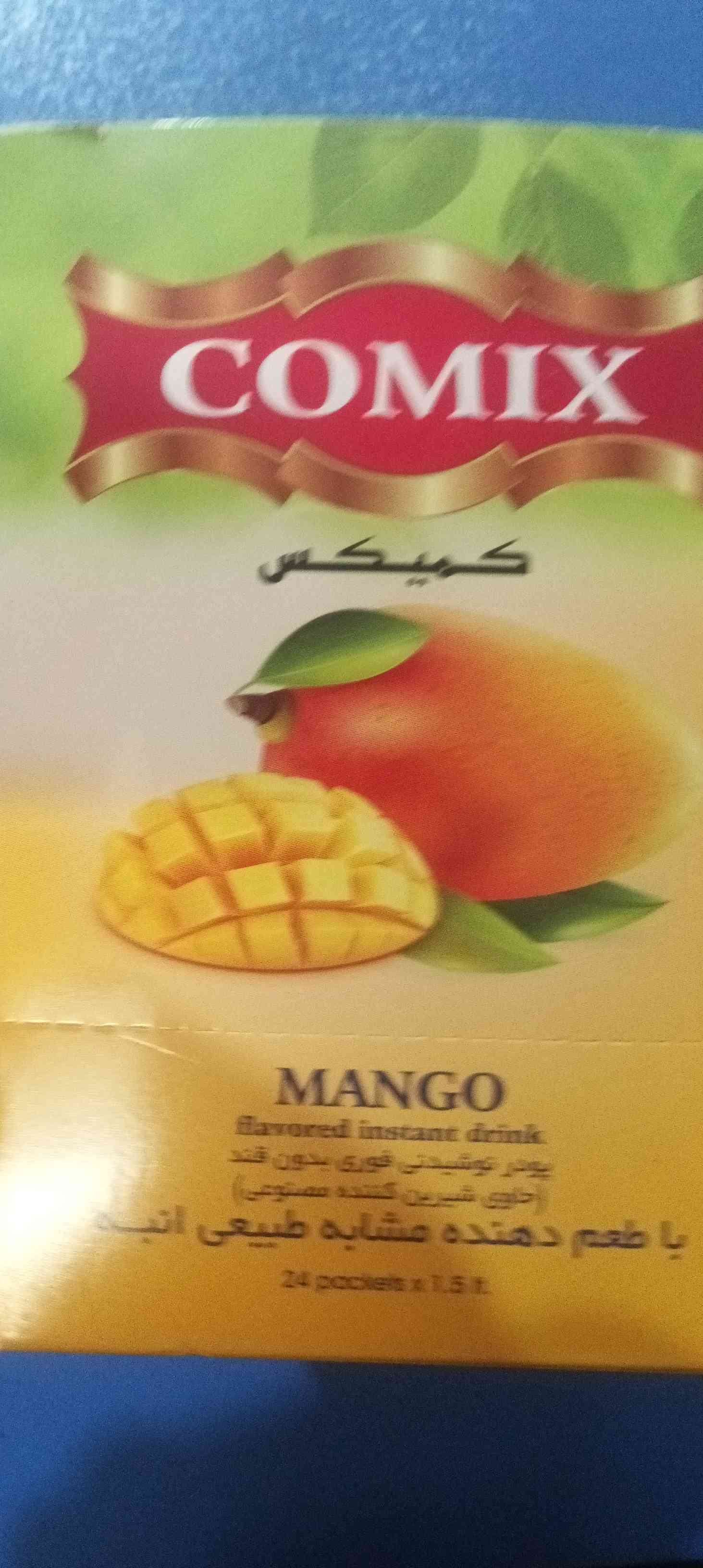 پودر شربت میوه انبه شرکت کمیکس 8/5گرمی